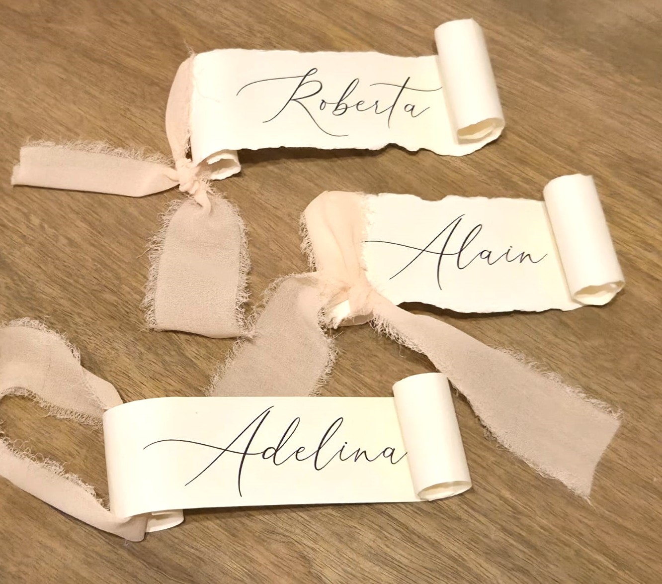 accessori per partecipazioni shabby chic