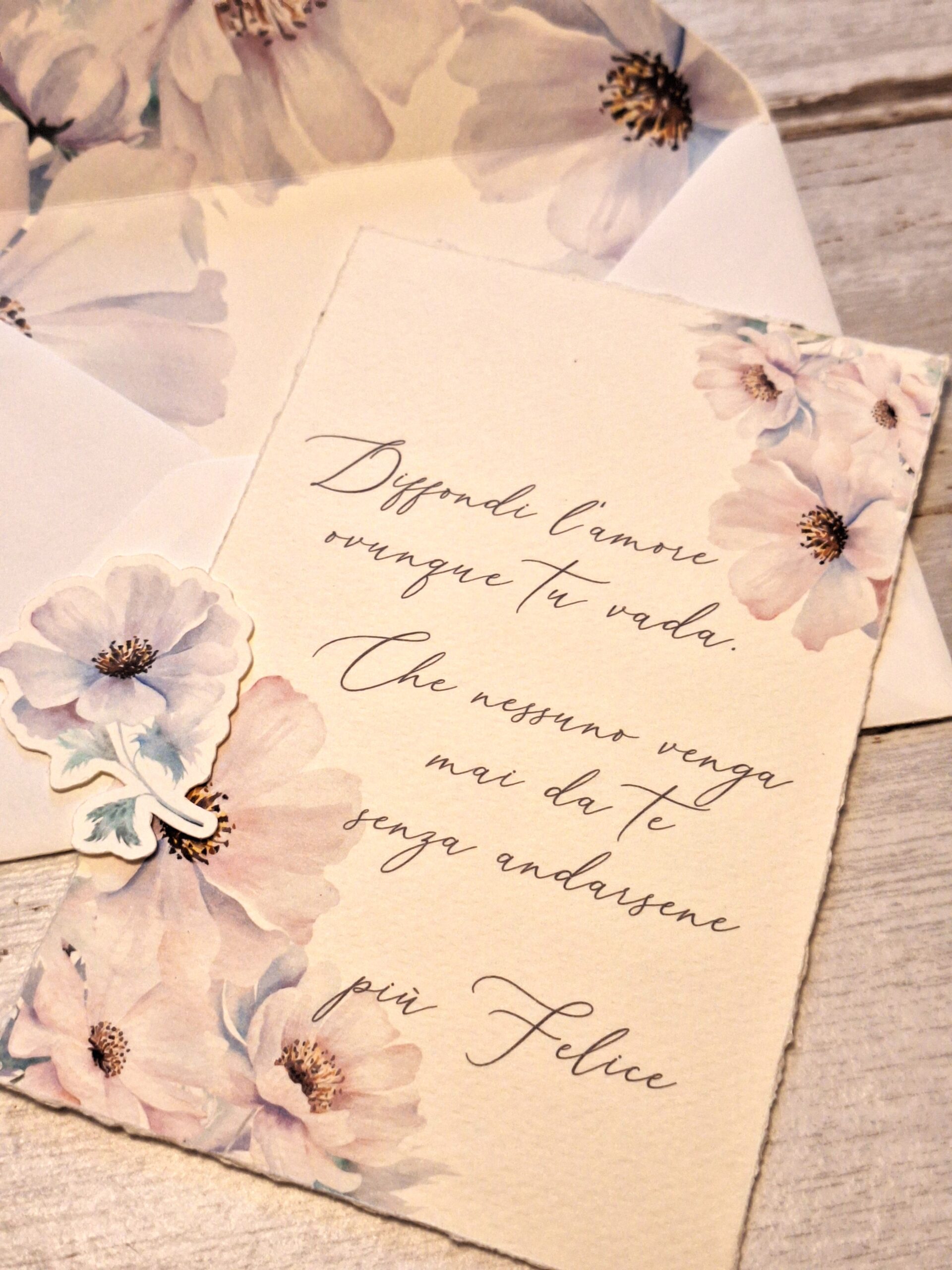 partecipazioni shabby chic eleganti per matrimonio